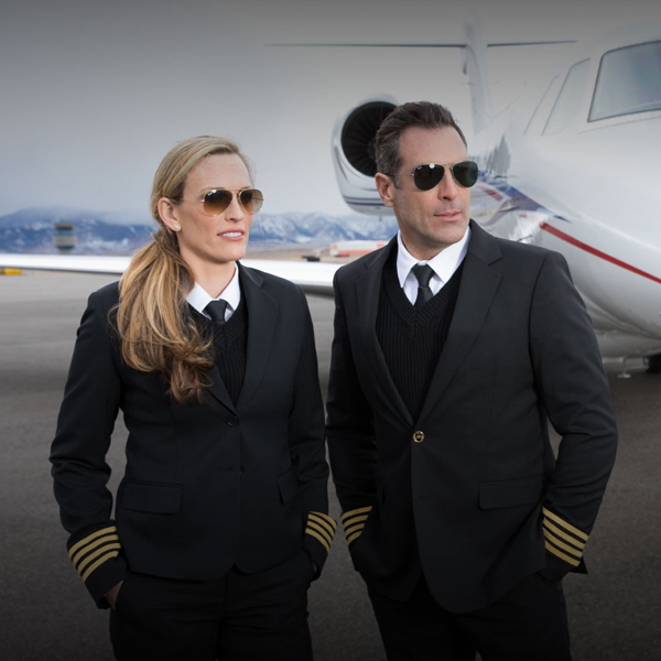 Polyester viscose pilot uniforms fabric